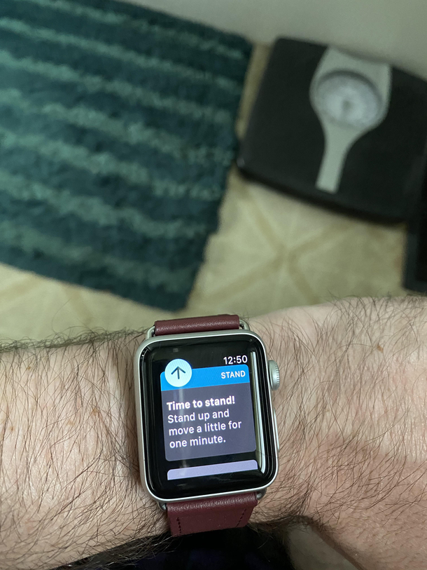 My Apple Watch thinks Ive been shitting for too long ...