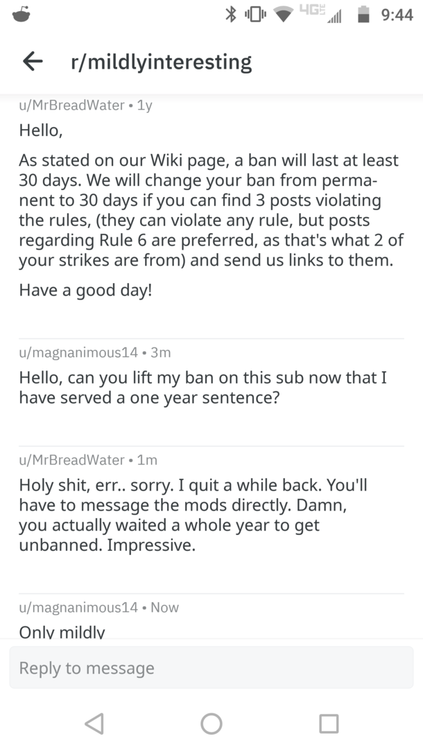 My attempt at becoming unbanned on mildly interesting