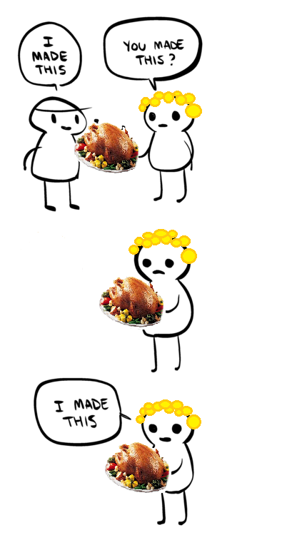 My Aunt Deb come Thanksgiving time