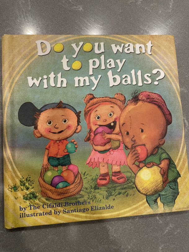 My aunt got my  year old a new book