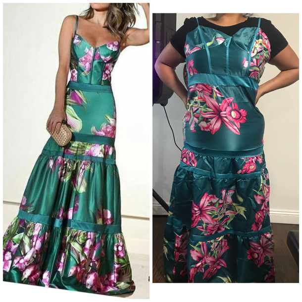 My aunts slightly off online dress