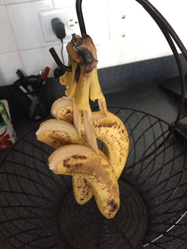 My bananas committed suicide
