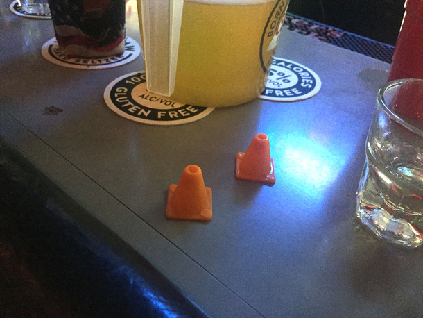 My bar buddy Bill is a Vietnam Vet and gives zero fucks He has mini traffic cones he puts on the bar if someone sits next to him he doesnt want to talk to