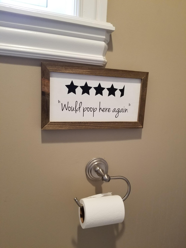 My bathroom has pretty decent reviews