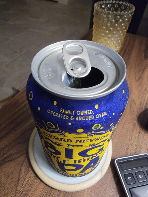 My beer can - Family owned operated amp argued over