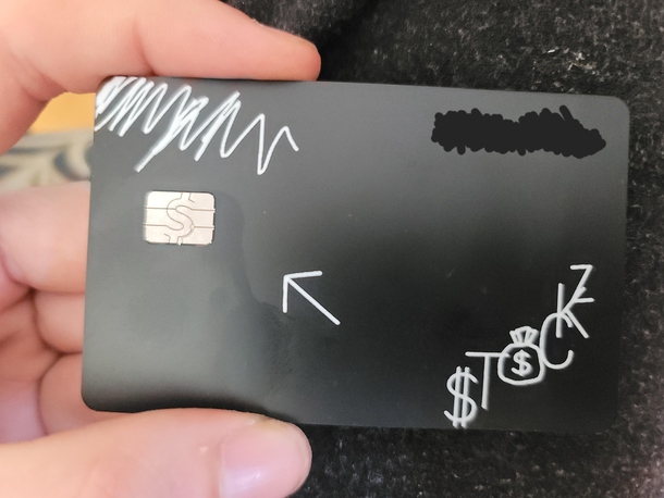 My best friend got drunk and ordered a new debit card