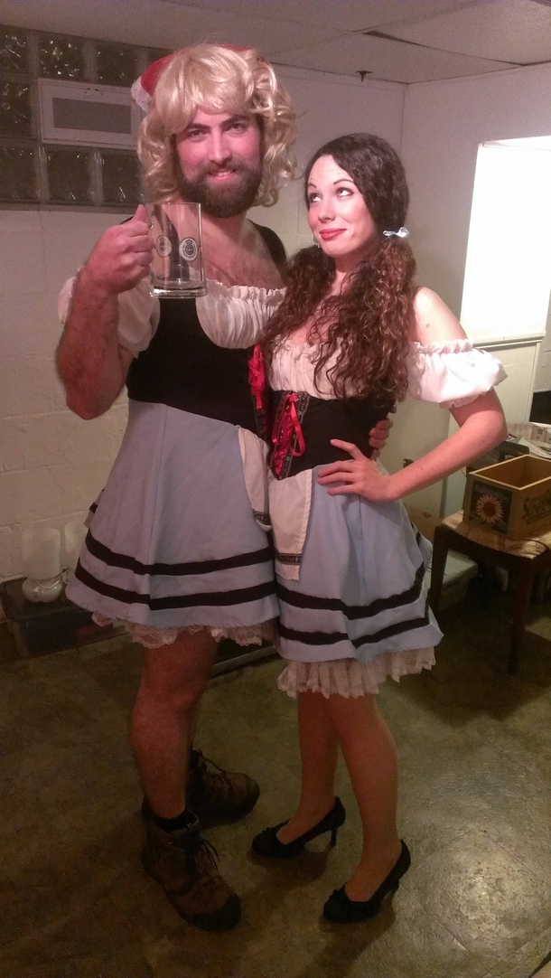 My best friends boyfriend decided to upstage me for Halloween