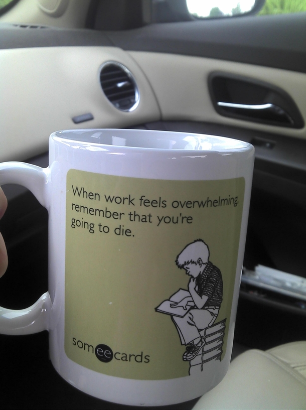My boss gave me this during my yearly review