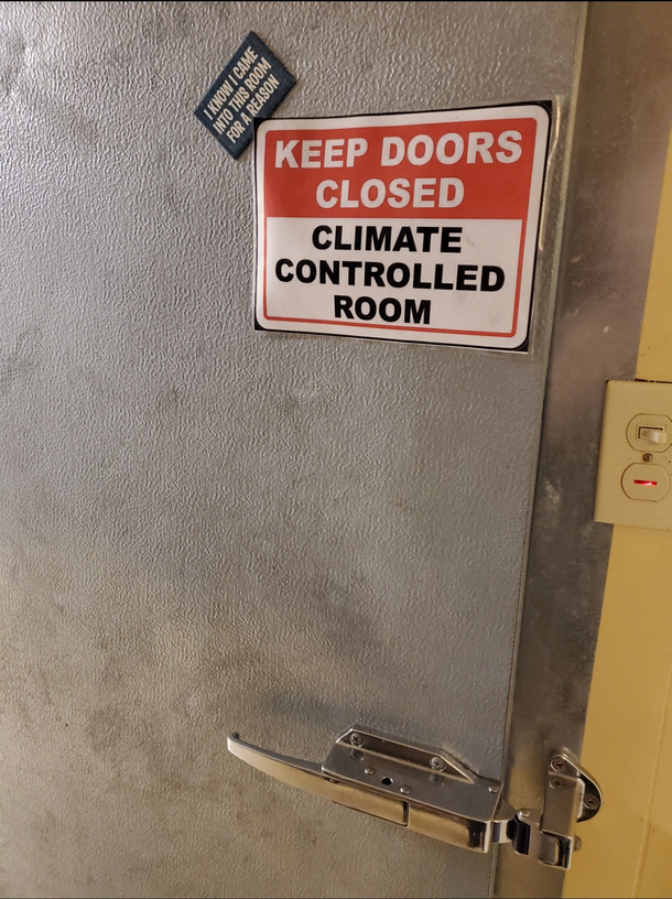 My boss has a great sense of humor
