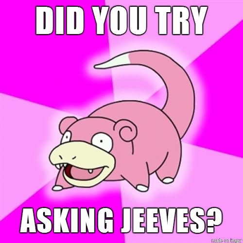 My boss trying to help us underlings fix a problem
