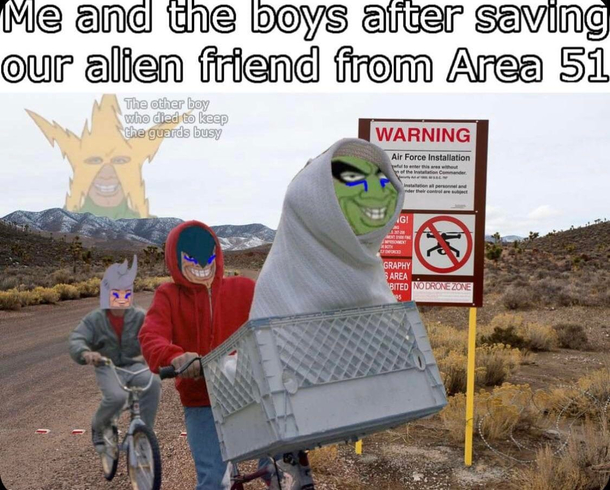 my boy took one for the team