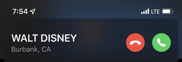 My boy Walt resurrected to warn me about my near expired car warranty