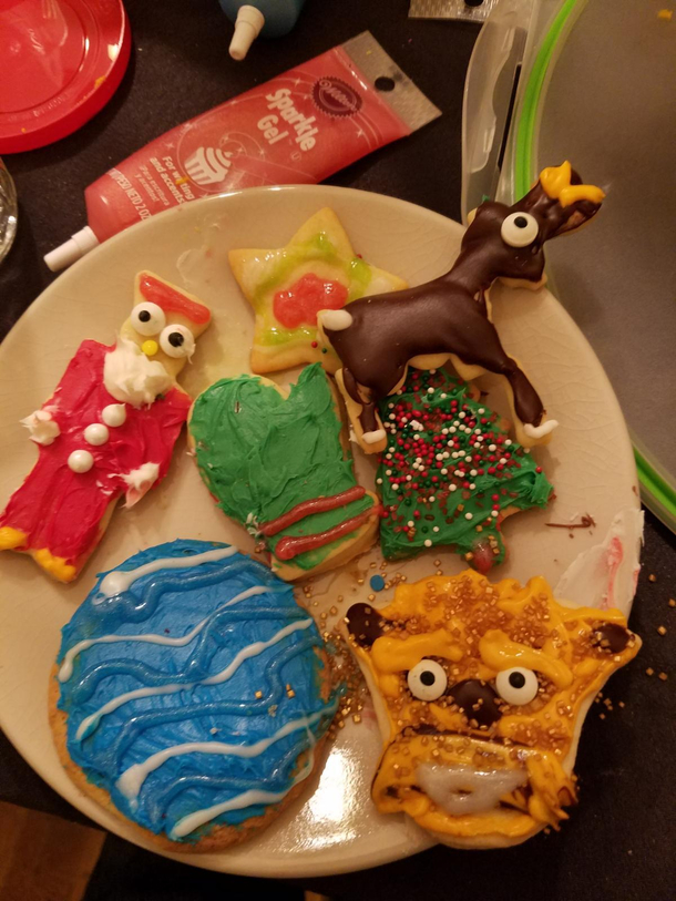 My boyfriend said he made holiday cookies