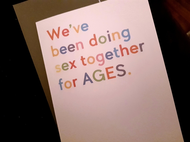 My boyfriends Valentines card