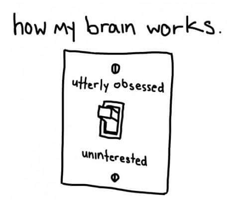 My brain Gray matter with no gray area