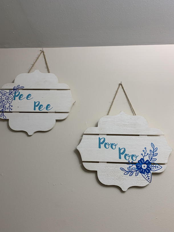 My brothers bathroom decor