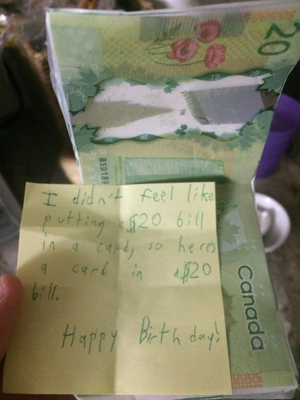 My brothers birthday present to his friend