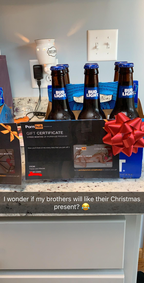 My brothers favorite Christmas present