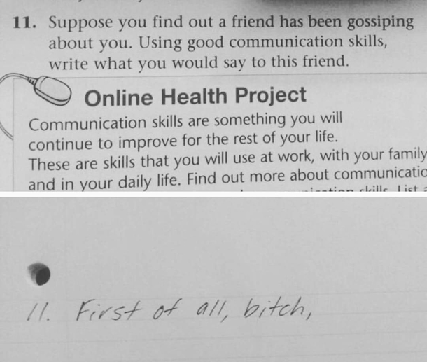 My brothers homework just got real
