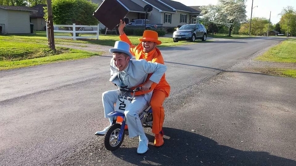 My buddies nephew and friend doing prom right