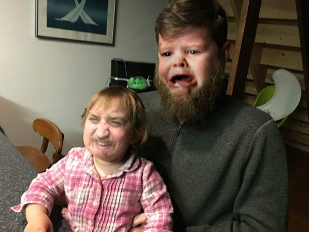 My buddy faceswapped me and my niece