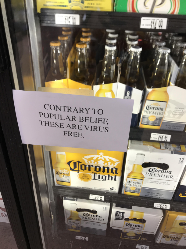 My buddy put this sign up at work