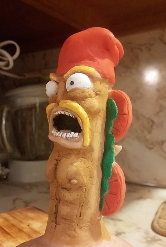 My buddy took up sculpting His first piece I give youHulk Hoagie