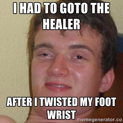 My buddy went full potato when I asked him why I didnt see him