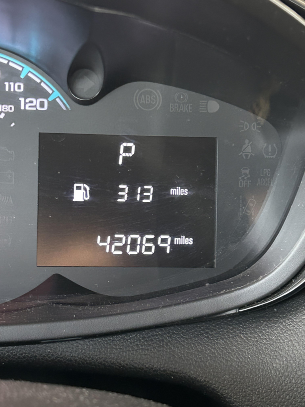 My car hit  miles on  lol