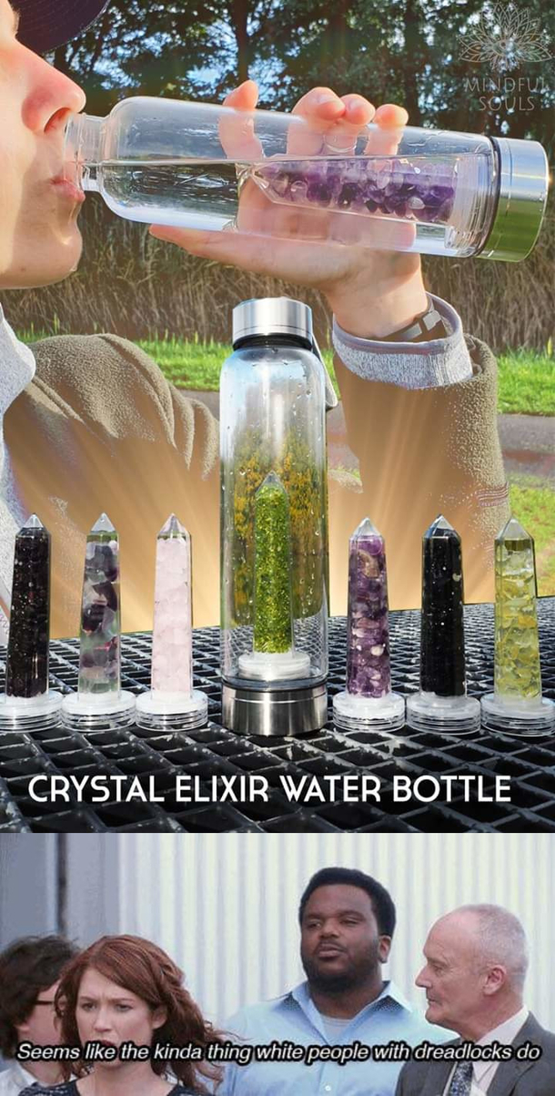 My chakras are gonna be so hydrated