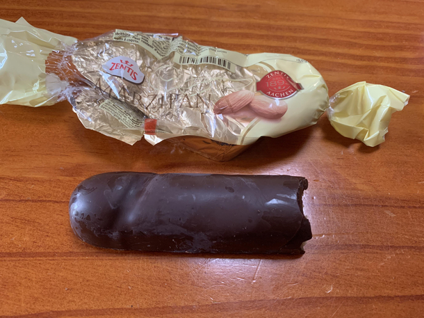 My chocolate bar is making me feel inadequate for some unknown reason