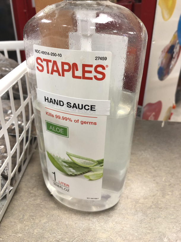 My co-worker bought a label maker
