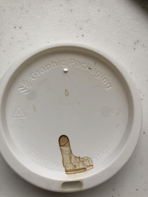 My coffee stain looks like a