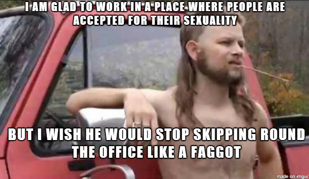 My Colleague On The Token Gay Guy In The Office