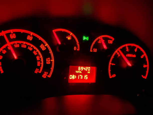 My company van has been on the road for around  years It hit its peak today