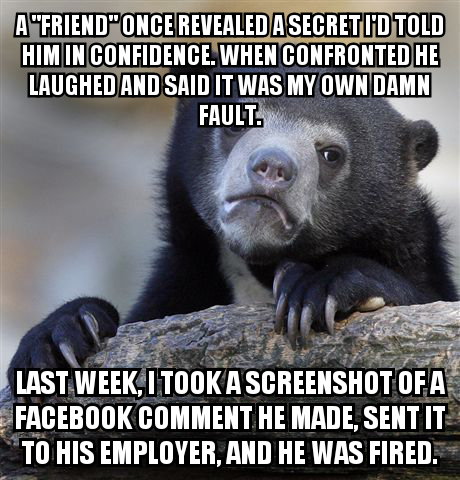 My confession for today