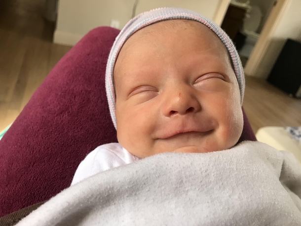 My Constipated newborn finally pooped