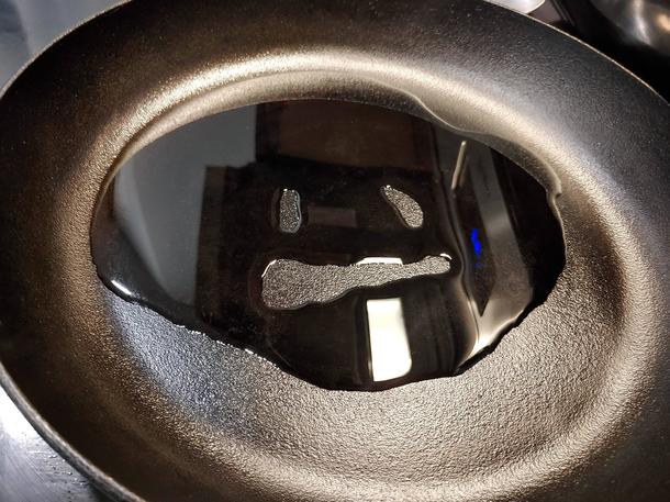 My cooking oil looks terrified