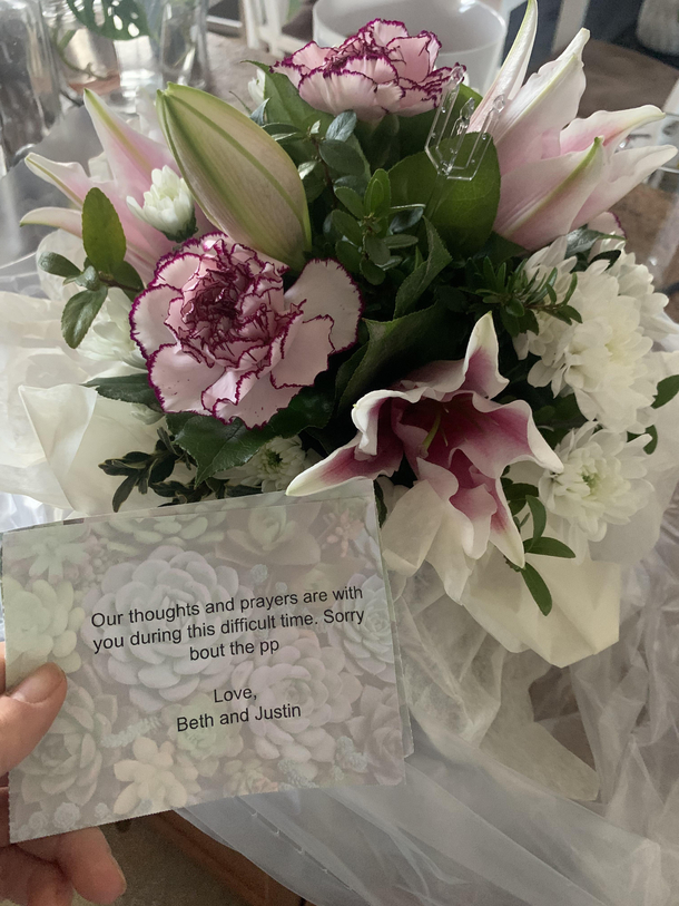 My cousin and her husband sent condolences after I went on a bad date