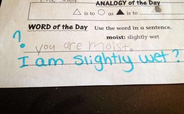 My cousin posted this on fb Her son brought it home from school