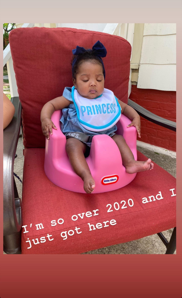 My cousins baby is the mood