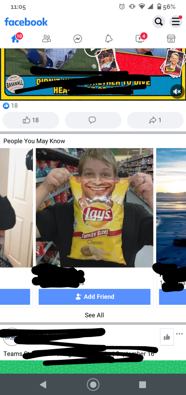 My cousins Facebook pic