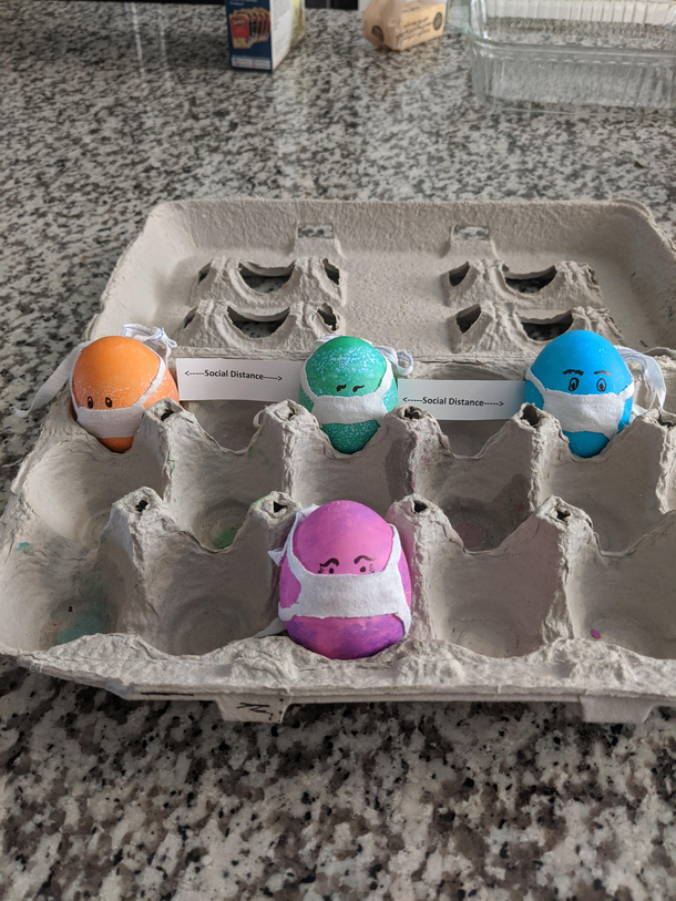 My covid easter eggs for this year