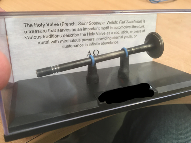 My coworker found Holy Valve so i made the rest