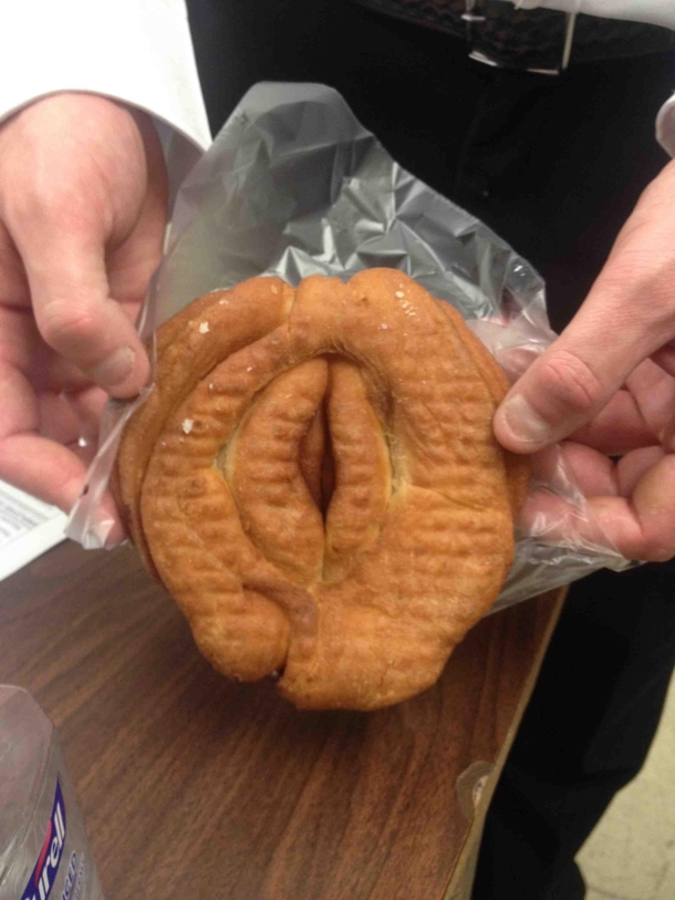 My coworker found this donut in a convenience store this morning