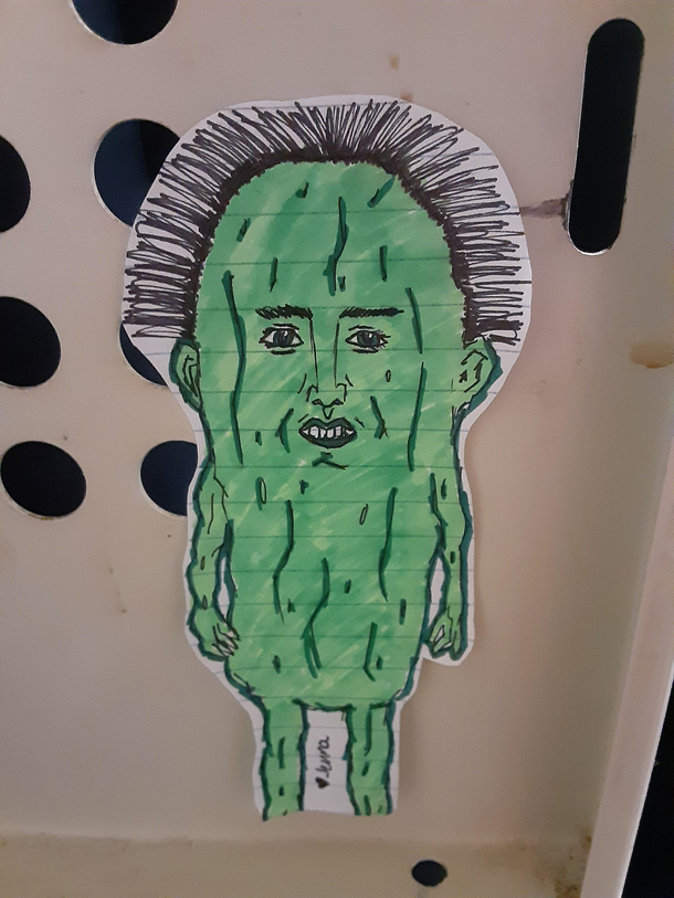 My coworker is an artist