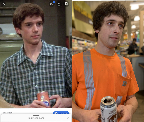 My coworker shaved his beard over the weekend I cant get past this comparison