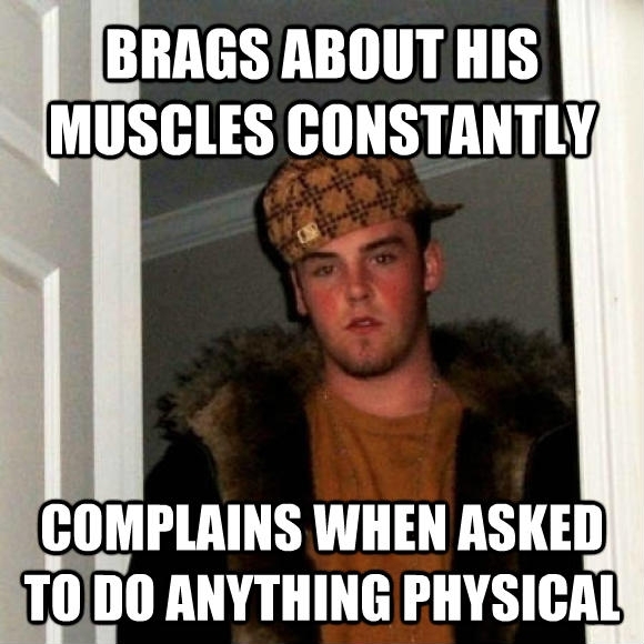 My coworker who can easily lift  pounds