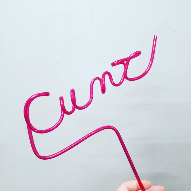 My custom crazy straw came in the mail today