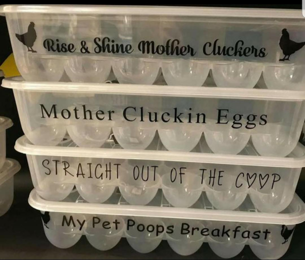 My custom egg holders